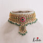 Gorgeous Teardrop Motifs Jadau Choker NC2725 (Available In 4 Colors)