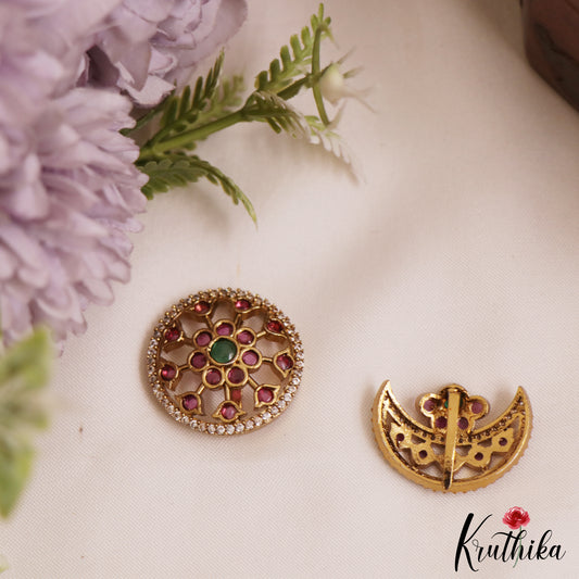 Trendy Floral Motifs Chandra Surya Kemp Hair Ornaments J371