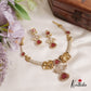 Gorgeous Elephant Motifs Victorian Hasli Necklace NC2578 (Available In 3 Colors)