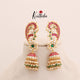 Grand Jadau Peacock Earcuff Jhumkas E444