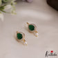 Simple Teardrop Earcuffs | Upper Earrings | Bugadi Earrings With Pearl Drop E899