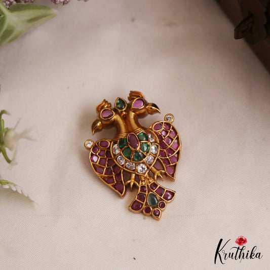Beautiful Gandaberunda Kemp Pendant PS288