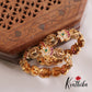 Trendy Peacock Kemp Stones Bangles B313