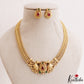 Elegant Antqiue Peacock Teardrop Motifs Choker NC3174