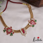 Elegant Shanka-Chakra-Nama Motifs Jadau Necklace NC2711