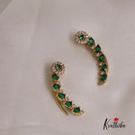 Gorgeous AD Stone Ear Climbers E7783 (Available In 3 Colours)