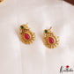 Elegant Antqiue Peacock Teardrop Motifs Choker NC3174