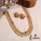 Beautiful Antique Peacock Motifs Kasu Jadau Haaram LH2086 (Available In 2 Colors)