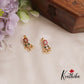Elegant Jadau Floral Earcuffs | Upper Earrings | Bugadi Earrings With Pearl Drops E827