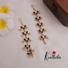 Pretty Flower style Earchains [Available in 5 colours] EC84