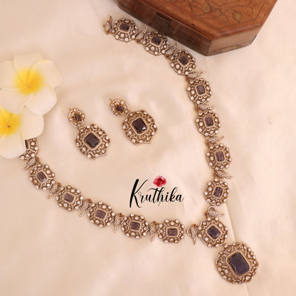 Elegant Victorian Moissanite Haaram LH743