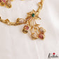Pretty Rose Motifs Gold-Tone Choker NC3217