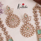 Grand Victorian AD Moissanite Peacock Haaram LH1888 (Available in 6 Colours)