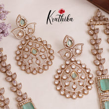 Grand AD Moissanite Peacock Haaram LH1888 (Available in 6 Colours)