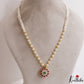 Elegant Floral Motifs Two-in-One Reversible Multi Pearl Strand Mala NC3120 (Available In 2 Colors)