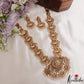 Classic Antique Nagas Lakshmi Elephant Jadau Haaram With Rice Pearl Drops LH2166
