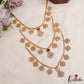 Sparkling Floral Motifs AD Victorian Necklace NC2965 (Available In 5 Colors)