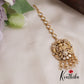 Premium Bridal Lakshmi Bead And Pearl Drops Nakshi Choker Set With Maang Tikka NC2587 (Available In 2 Colors)
