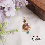 Beautiful Kemp Maang Tikka with Beads Drops MT263