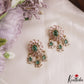 Classic Floral Motifs CZ Victorian Pendant Set PS302