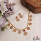 Sparkling Floral Motifs AD Victorian Necklace NC2965 (Available In 5 Colors)