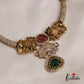 Gorgeous Elephant Motifs Victorian Hasli Necklace NC2578 (Available In 3 Colors)