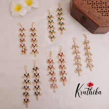Pretty Flower style Earchains [Available in 5 colours] EC84