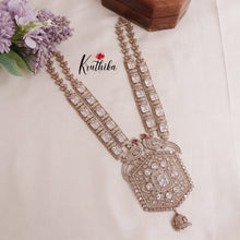 Grand AD Moissanite Peacock Haaram LH1888 (Available in 6 Colours)