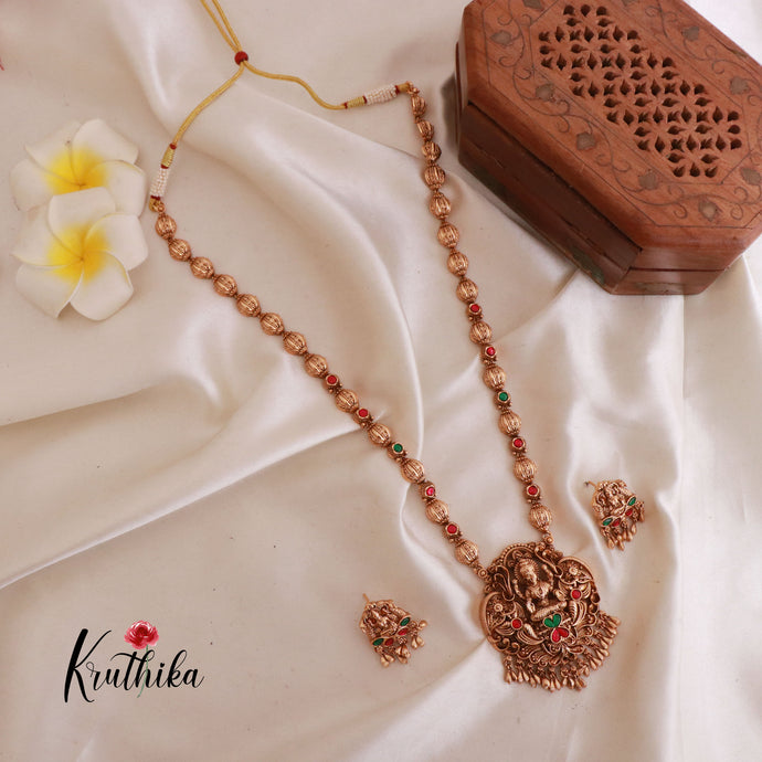 Beautiful Lakshmi Balls Haaram LH1790 (Available in 2 Colours)