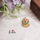 Beautiful Jadau Jada Billa with Golden Beads Drops J198