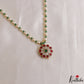 Elegant Floral Motifs Two-in-One Reversible Multi Pearl Strand Mala NC3120 (Available In 2 Colors)