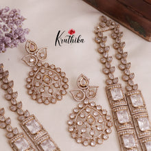 Grand AD Moissanite Peacock Haaram LH1888 (Available in 6 Colours)