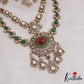 Sparkling AD Teardrop Motifs Multi Layer Victorian Necklace NC2700 (Available In 2 Colors)