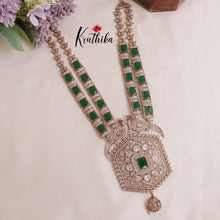 Grand AD Moissanite Peacock Haaram LH1888 (Available in 6 Colours)