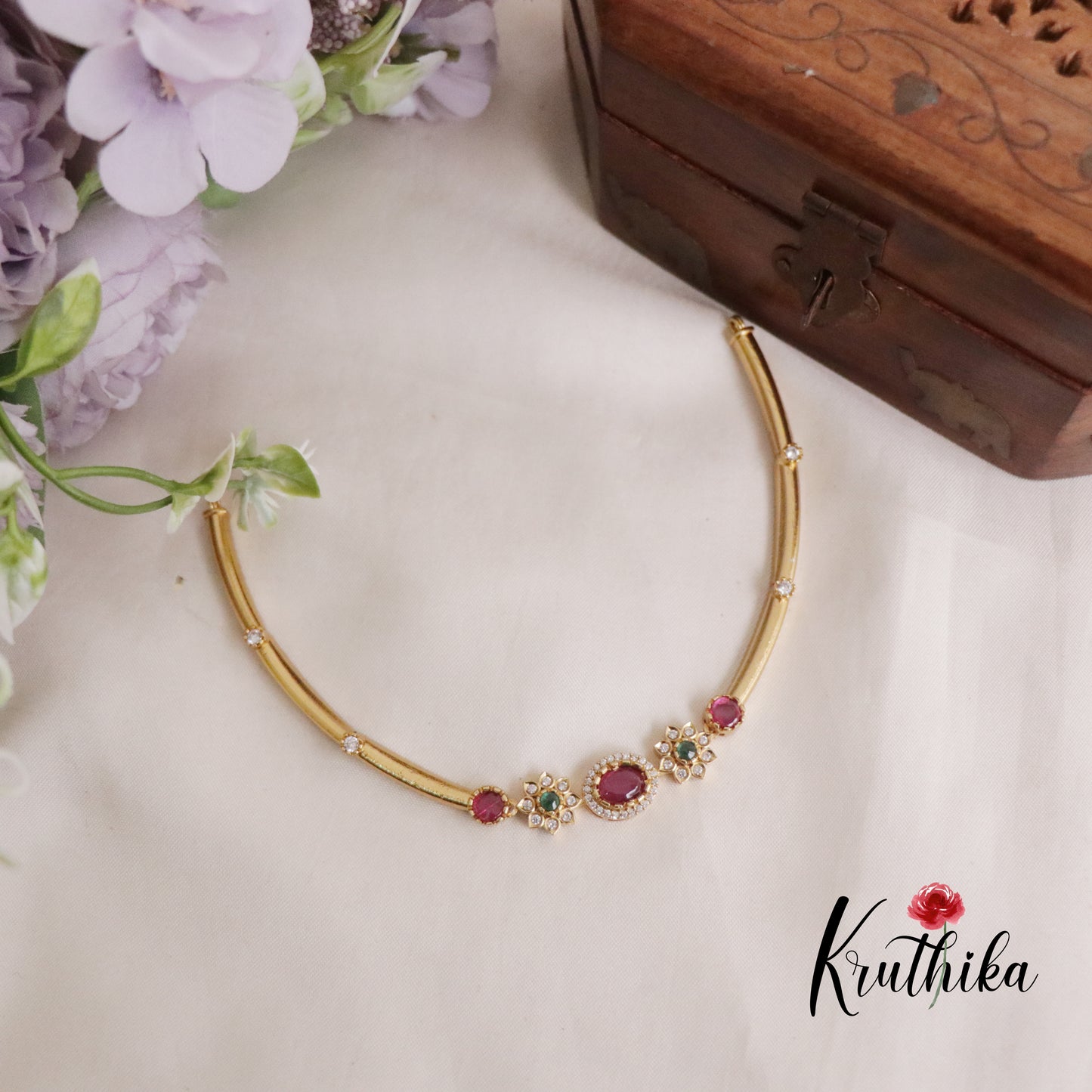 Trendy AD Hali Necklace NC2189