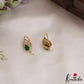 Classic Teardrop Earcuffs | Upper Earrings | Bugadi Earrings With Pearl Drop E891 (Available In 2 Colors)