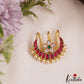 Stunning Floral Motifs Chandra Surya Jadau Hair Ornaments J378