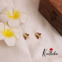 Butterfly Jadau Earcuffs | upper earrings | Bugadi Earrings E509
