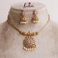Elegant Bloom Pendant Pearl Drop Necklace NC2120 (Available in 2 Colours)
