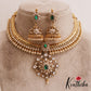 Stunning Floral Geometric Motifs Jalebi Necklace NC2854