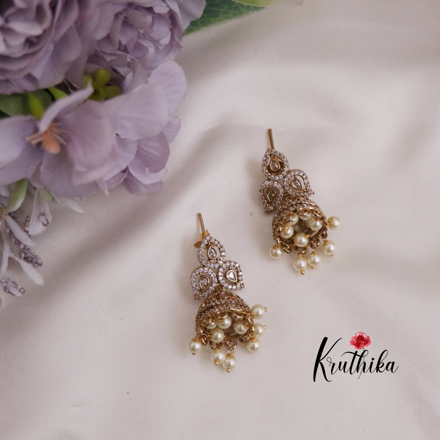 Trendy AD Hasli Necklace with Peacock Pendant NC2278 (Available in 2 Colors)