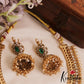 Stunning Floral Geometric Motifs Jalebi Necklace NC2854
