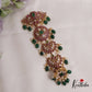 Beautiful Kemp Stones Jada Billa with Chand Balli and Jhumka J246
