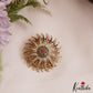 Sparkling Floral Motifs Chandra Surya AD Hair Ornaments J376