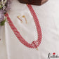 Trendy Teardrop Motifs Multi Layer Pearl Bead Haaram LH2134
