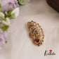 Elegant Peacock Motifs Saree Pin SP50