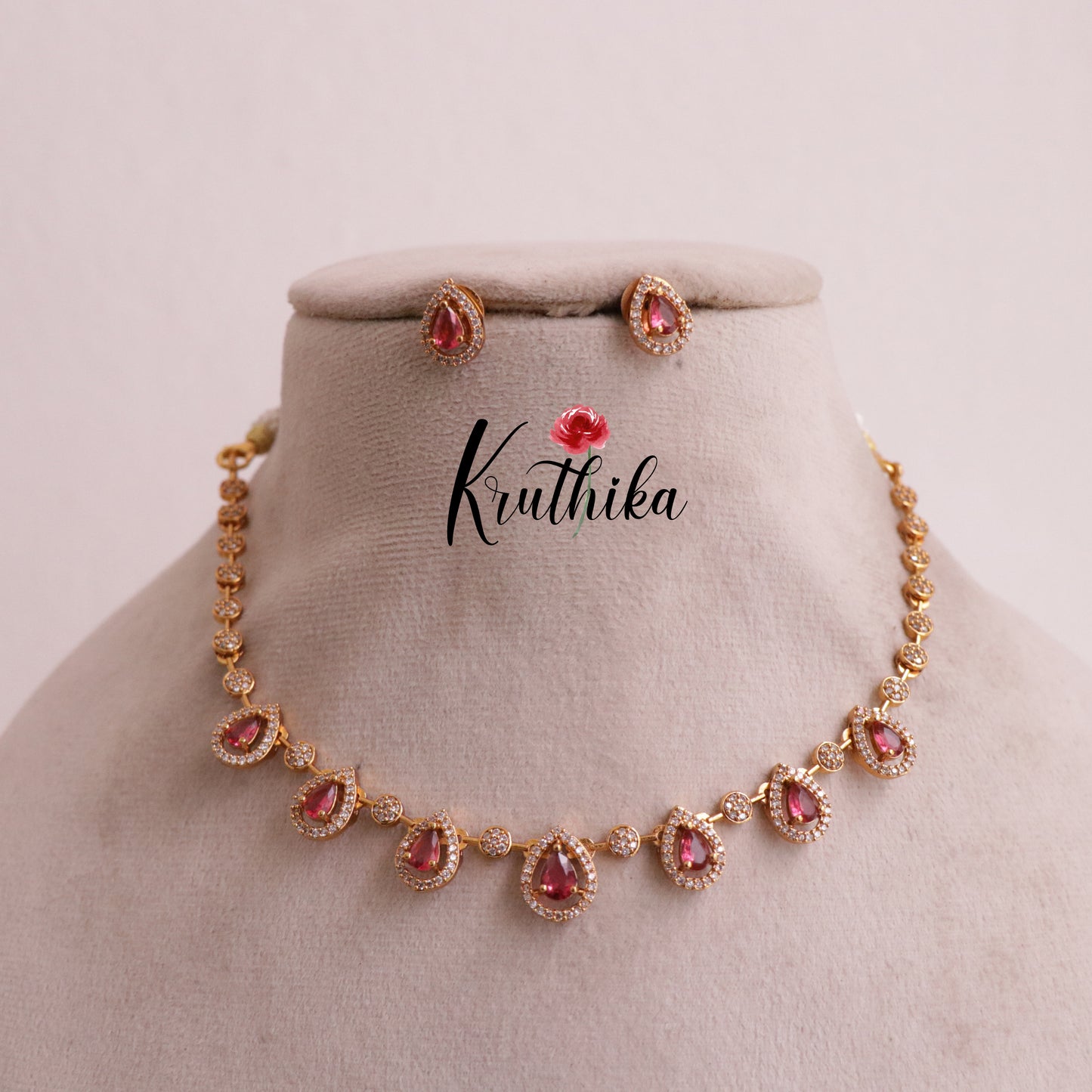 Pretty AD Necklace NC1913  [ Available in two colours]