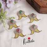 Pretty Noor Crescent Puligoru  Pendant PS25 (Available in 5 Colours)