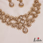 Beautiful Floral Motifs Diamond-Finish Gold-Tone AD Necklace NC2779 (Available In 2 Colors)
