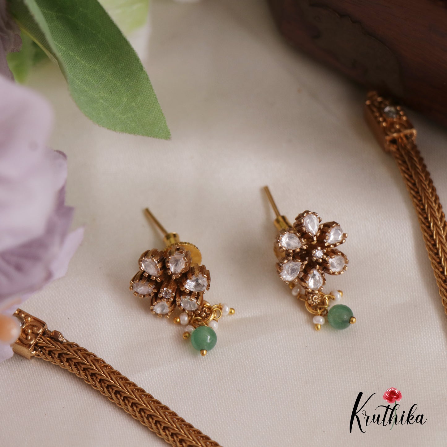 Stunning Moissanaite Chain Set NC2579 (Available In 3 Colours)